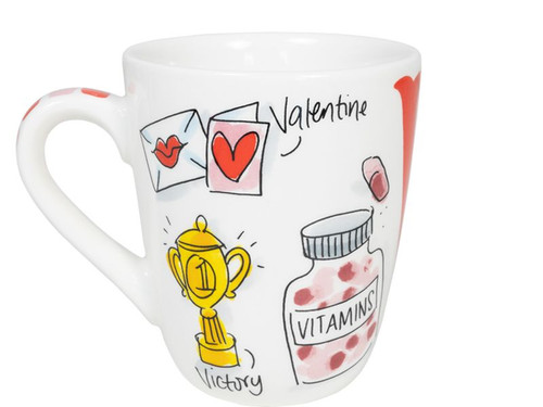Custom: Beker Love Letter V 0,35L