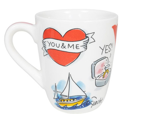 Custom: Beker Love Letter Y 0,35L