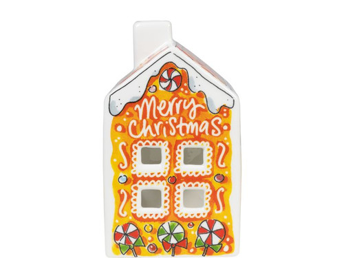 Theelichthuisje Kerst gingerbread