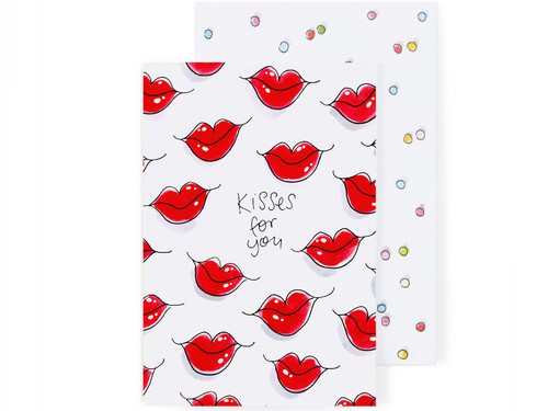 Wenskaart Kusje - Kisses for You – Blond Amsterdam