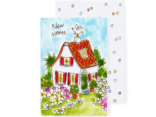 Wenskaart Verhuisd - New Home – Blond Amsterdam
