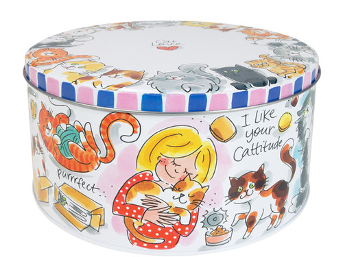 Rond Blik 20 cm Kat – Blond Amsterdam