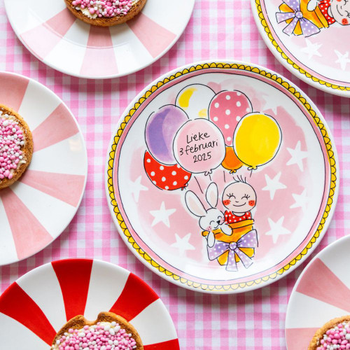 Custom: Ontbijtbord 22cm It’s a girl