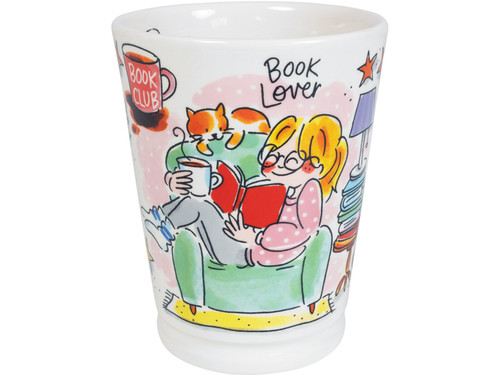 Custom: XL beker Book Lover