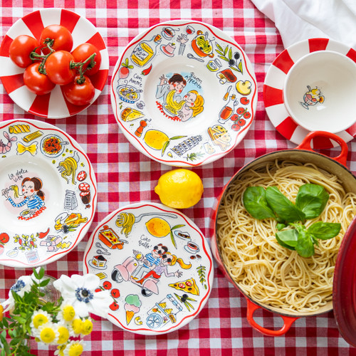 Pasta Bord 24 cm La Dolce Vita - Blond Amsterdam - 4