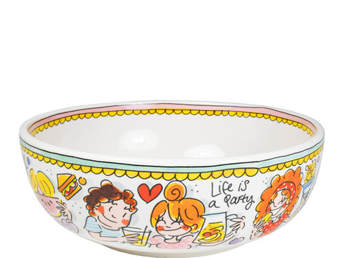 Schaal diep 24 cm Salade – Blond Amsterdam