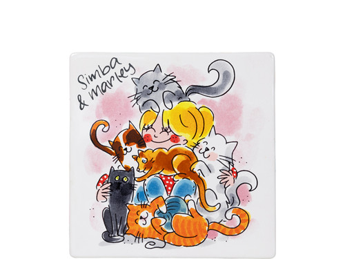 Tegel 13cm Dier Cats - Blond Amsterdam - 3