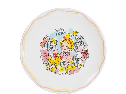 Bord 22 cm Happy Easter | Personaliseer | Officiële webshop van Blond Amsterdam