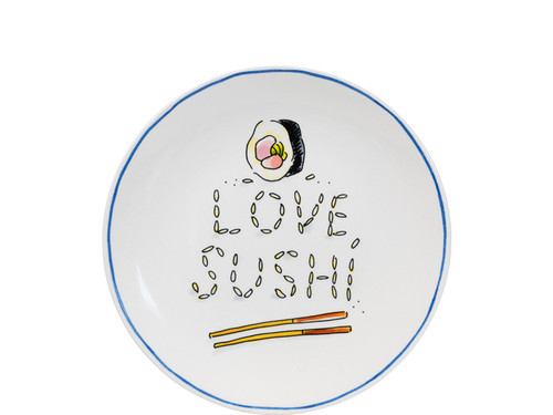 Custom: Bord 18cm Blond Sushi Love Sushi – Blond Amsterdam