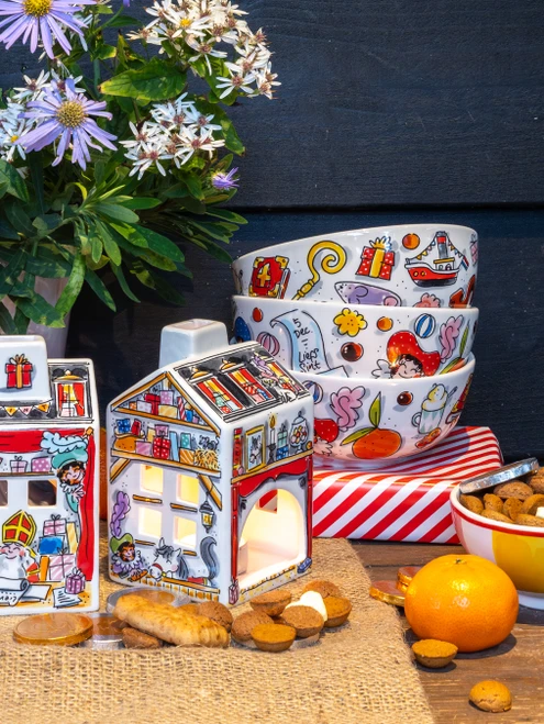 Kom 15cm Sint Wie zoet is krijgt lekkers - Blond Amsterdam - 7
