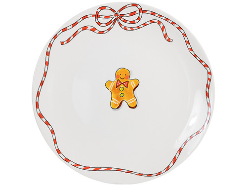 Bord 26cm Kerst Gingerbread man | Bord 26 CM | Officiële webshop van Blond Amsterdam