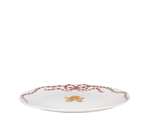 Bord 26cm Kerst Gingerbread man