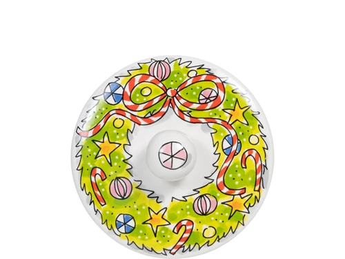Voorraadpot rond 12.5cm Kerst Santa - Blond Amsterdam - 2