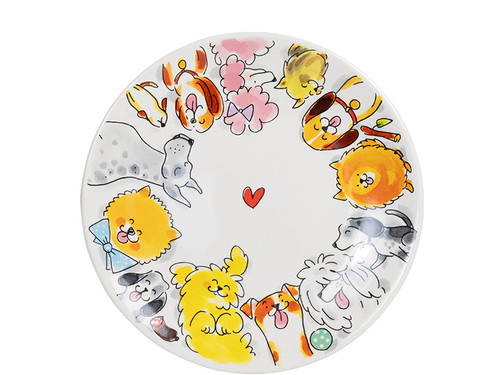 Custom: Bord 22cm Dier Dogs – Blond Amsterdam
