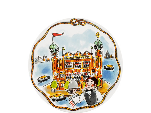 Bord 18cm Holland-Amerika Lijn Hotel New York – Blond Amsterdam
