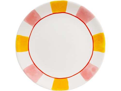 Bord 26cm Even Bijkletsen Everyday Stripes Pink Yellow – Blond Amsterdam