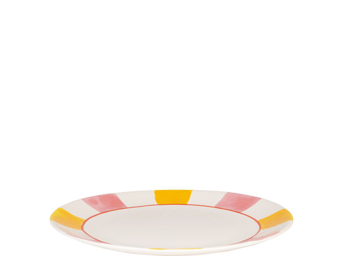 Bord 26cm Even Bijkletsen Everyday Stripes Pink Yellow - Blond Amsterdam - 2