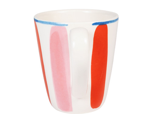 Beker 0.35L Even Bijkletsen Everyday Stripes Pink Red - Blond Amsterdam - 4