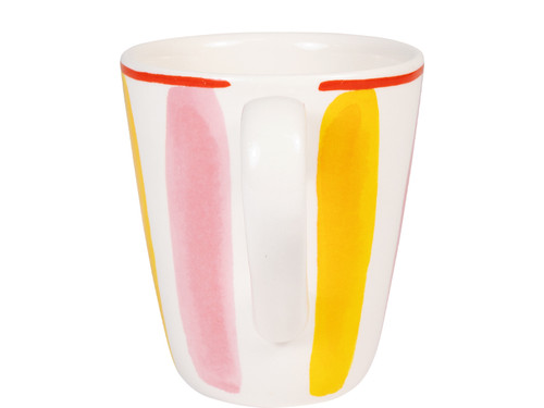 Beker 0.35L Even Bijkletsen Everyday Stripes Pink Yellow - Blond Amsterdam - 4