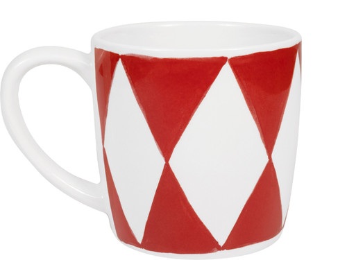 Custom: Cappuccino beker 0.5L Kerst Red Diamond