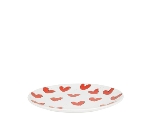 Bord 18cm Valentijn Rode Hartjes - Blond Amsterdam - 2