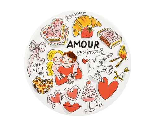 Bord 22cm Valentijn Amour toujours – Blond Amsterdam