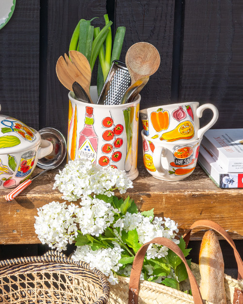 Custom: Soepkom Met Oor Even Bijkletsen Red Soup