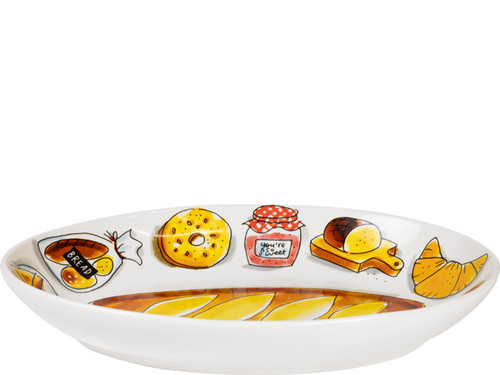 Ovale Schaal 28.5cm Even Bijkletsen Bread - Blond Amsterdam - 2
