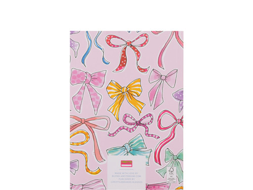 Notebook A5 Gelinieerd Even Bijkletsen Strikjes