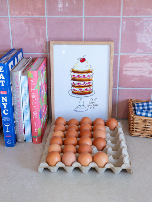 Poster A4 Even Bijkletsen Cake - Blond Amsterdam - 5