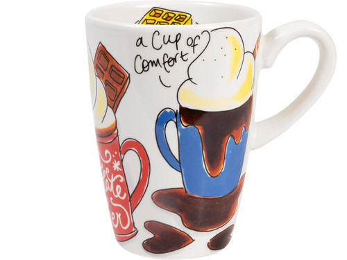 Custom: XL Beker 0.5L Cozy Days Hot chocolate weather – Blond Amsterdam