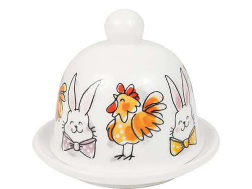 Botervloot rond 12cm Pasen Paashazen & Paaskippen - Blond Amsterdam - 3