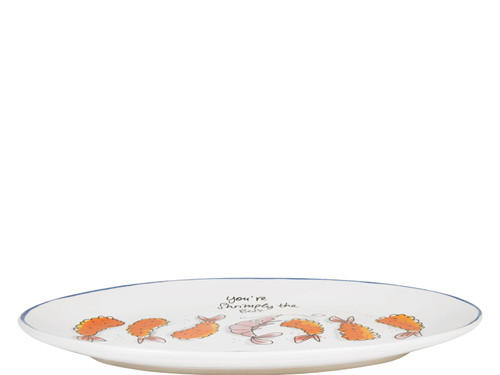 Ovale Bord 27cm Blond Sushi You're shrimply the best - Blond Amsterdam - 2