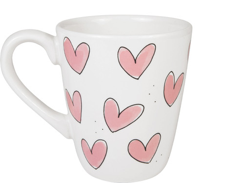 Beker 0.35L Even Bijkletsen Roze hartjes - Blond Amsterdam - 3
