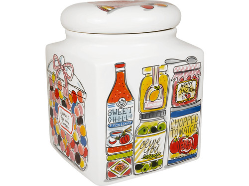 Voorraadpot vierkant 20x26cm Blond Birthday I love my kitchen – Blond Amsterdam