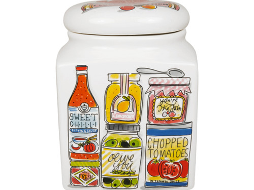 Voorraadpot vierkant 20x26cm Blond Birthday I love my kitchen - Blond Amsterdam - 2