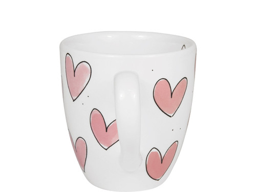 Custom: Minimok 0.2L Even Bijkletsen Roze Hartjes