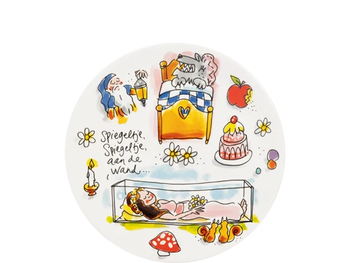 Bord 18cm Efteling Sneeuwwitje | Personaliseer | Officiële webshop van Blond Amsterdam