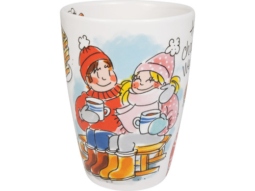 XL Beker 0,5L & Petit Four Set Even Bijkletsen Hot Chocolate Weather - Blond Amsterdam - 3