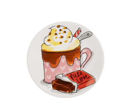 XL Beker 0,5L & Petit Four Set Even Bijkletsen Hot Chocolate Weather
