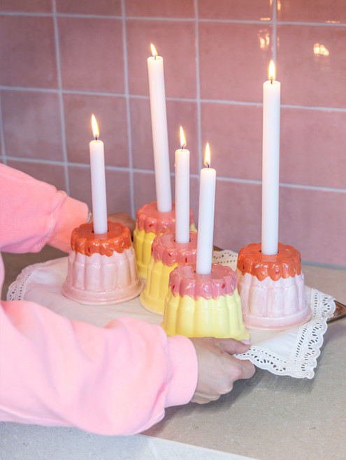 Kandelaar Blond Birthday Gele Pudding - Blond Amsterdam - 4