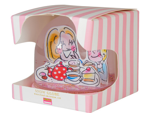 Sneeuwbol 9cm Blond Birthday Even Bijkletsen