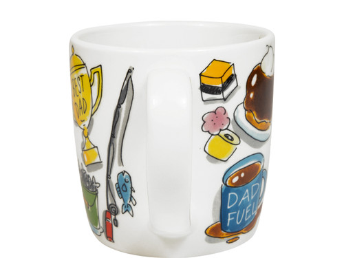 Custom: Cappuccinobeker 0,5l Vaderdag best dad