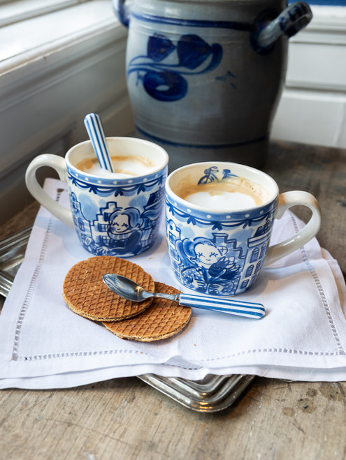 Cappuccinobeker 0,5L Delfts Blond Grachten & Tulpen - Blond Amsterdam - 5