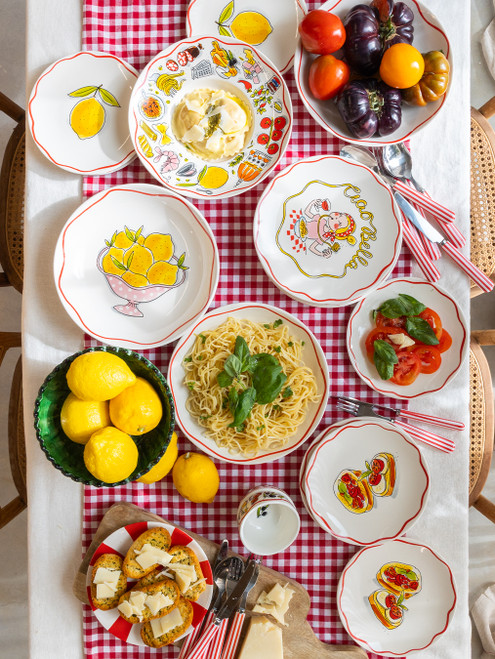 Bord 18cm Pasta Citroen