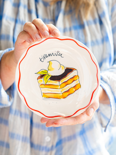 Custom: Bord 18cm Pasta Tiramisu