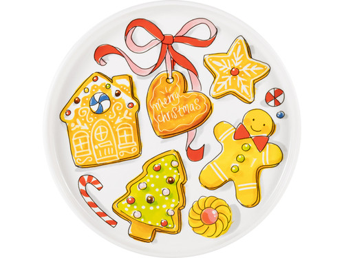 Taartplateau met rand 24cm Kerst - Blond Amsterdam - 5