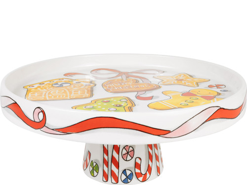 Taartplateau met rand 24cm Kerst - Blond Amsterdam - 1