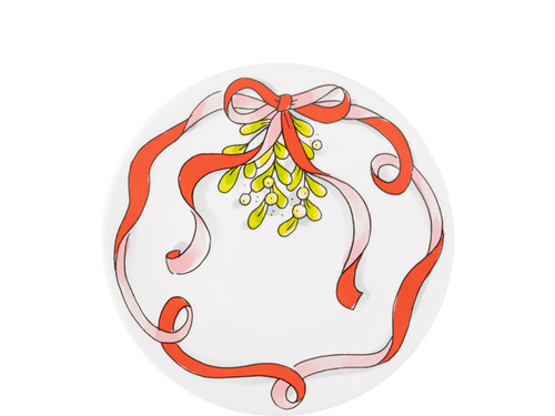 Bord 18cm Kerst Strik - Blond Amsterdam - 1
