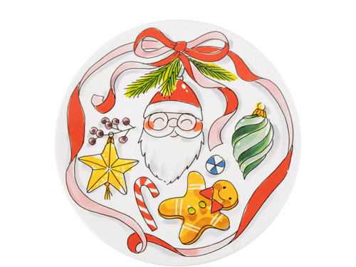Bord 22cm Kerst Strik - Blond Amsterdam - 1